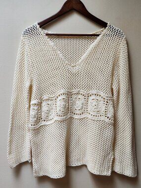 Crochet Granny Knit Summer sweater